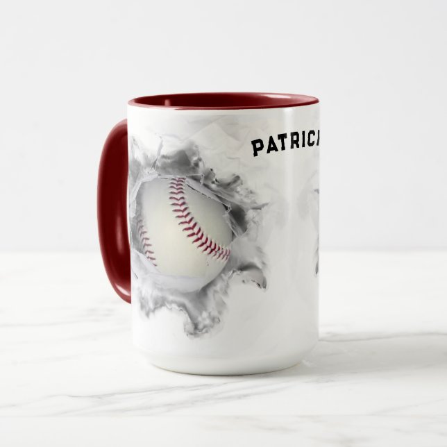 Personalised Baseball Mug (Front Left)