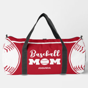 Personalised Baseball Mum Mother's Day Duffle Bag