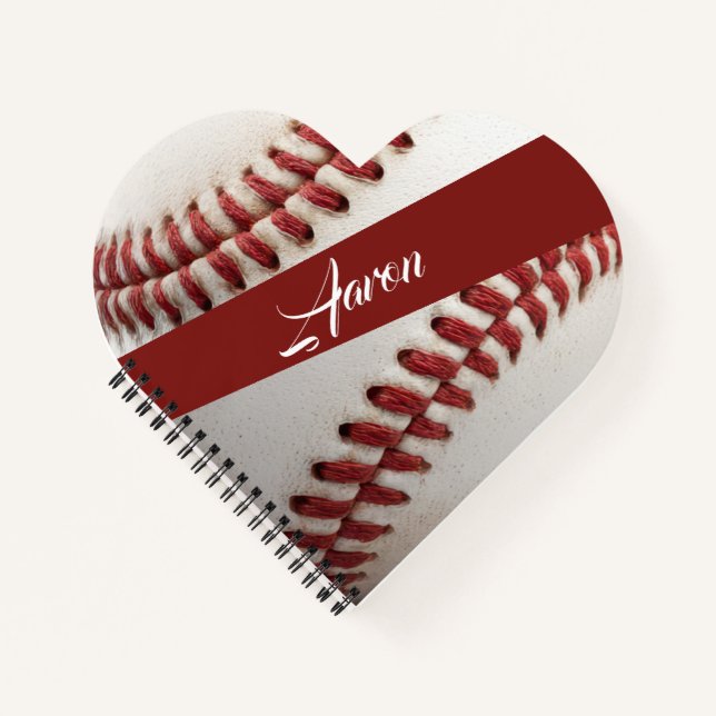  Personalised Baseball Notebook (Front)