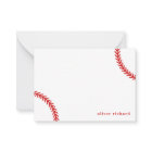 Personalised Baseball Notecards