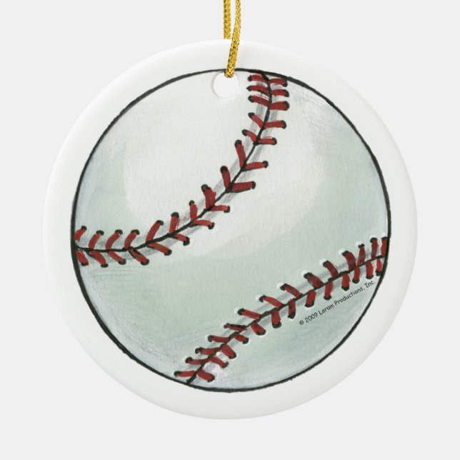 Personalised Baseball Ornament (Front)