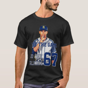 Personalised Baseball Player Silence Gesture Shi T-Shirt