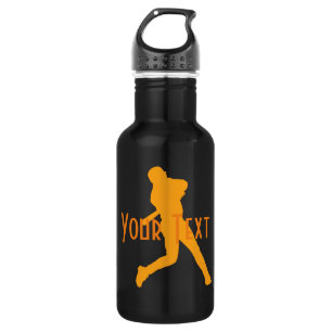 Personalised Baseball Sport Hobby Water Bottle