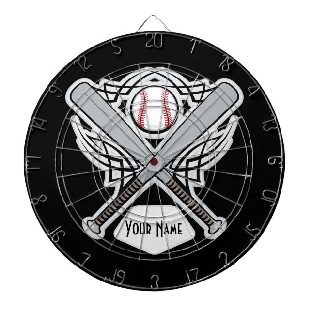 Personalised Baseball Sports Dartboard (Front)