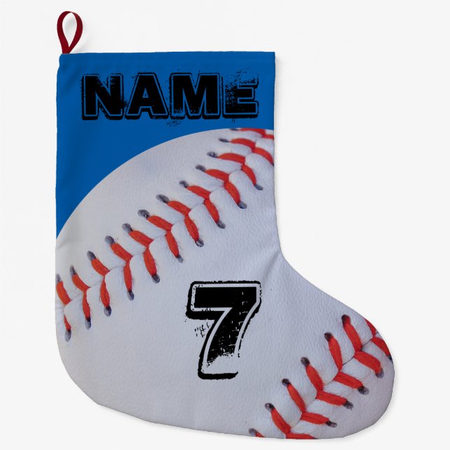 Personalised baseball stocking (Front)