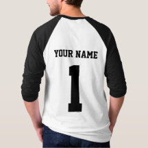 Personalised Baseball-style Family Team, men's