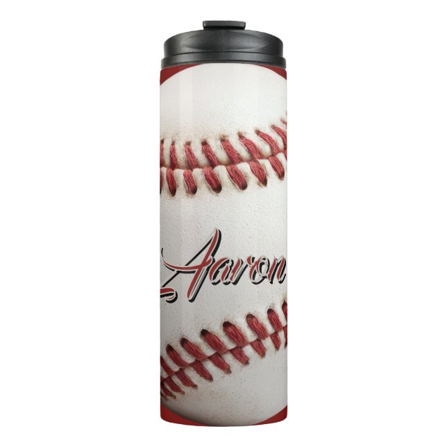  Personalised Baseball Thermal Tumbler (Front)