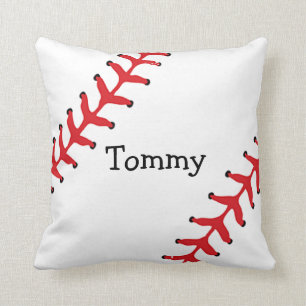 Personalised Baseball Throw Pillow