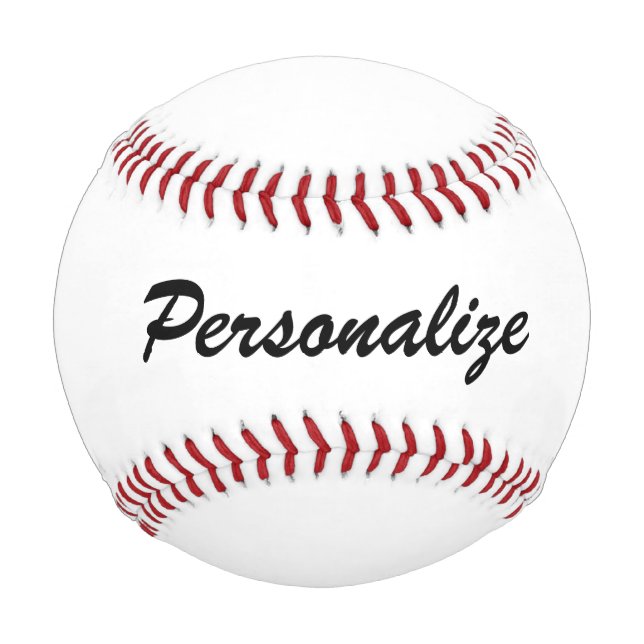 Personalised baseball with custom name or quote (Front)