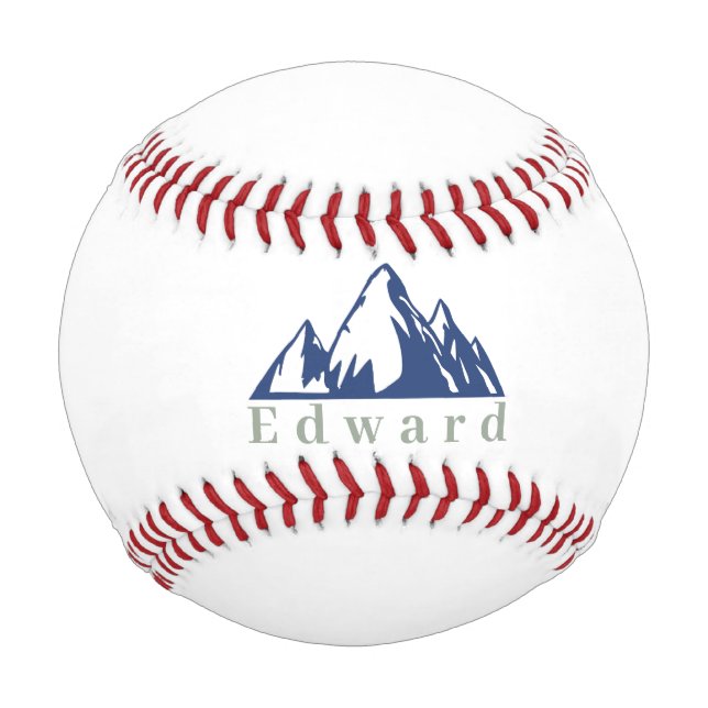Personalised Baseballs, Custom Engraved Baseball  (Front)