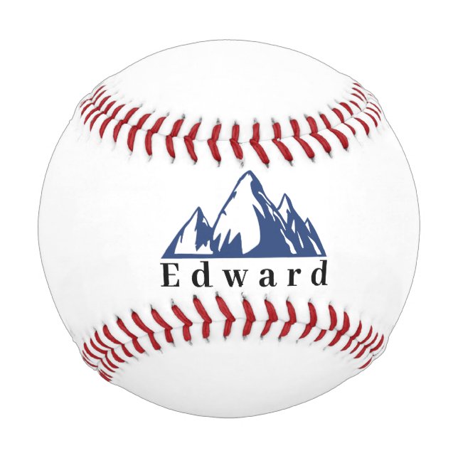 Personalised Baseballs, Custom Engraved Baseball  (Front)