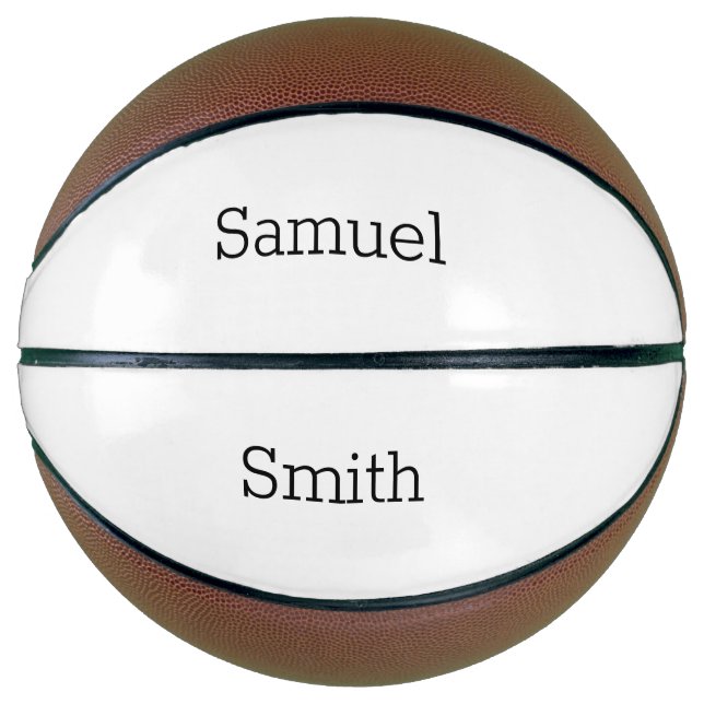 Personalised basketball (Front)