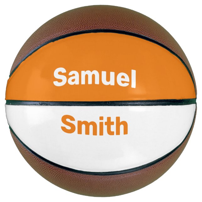 Personalised basketball (Front)