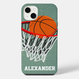 Personalised Basketball and Hoop iPhone 14 Plus Case