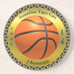 Personalised Basketball Champions League design Coaster