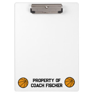 Personalised Basketball Clipboard