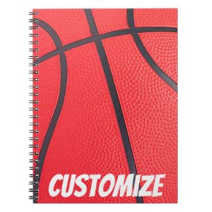 Personalised   Basketball coach notebook journal