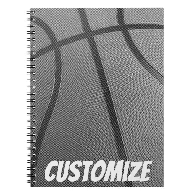  Personalised | Basketball coach notebook journal  (Front)