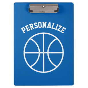 Personalised basketball coach sport accessories clipboard