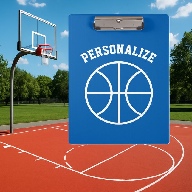 Personalised basketball coach sport accessories clipboard (Basketball clipboard)