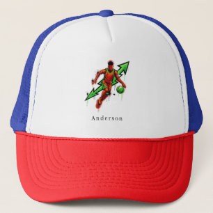 Personalised Basketball Coach Summer Trucker Hat 