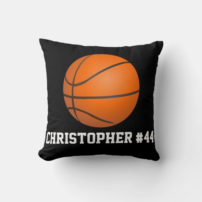 Personalised Basketball Decor Cushion (Front)