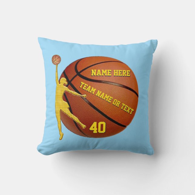 Personalised Basketball Gifts for Girls Your Cushion (Front)