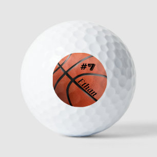 Personalised Basketball Golf Balls