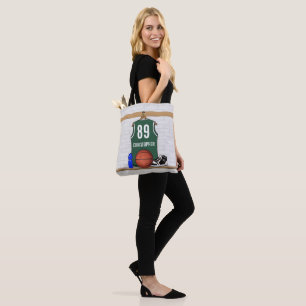 Personalised Basketball Jersey Tote Gift Bag
