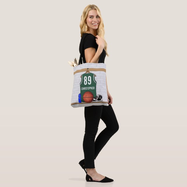 Personalised Basketball Jersey  Tote Gift Bag (On Model)