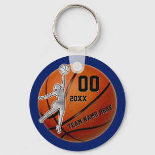 Personalised Basketball Key Chain for Girls TEAM