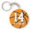 Personalised basketball keychain | name and number