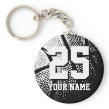 Personalised basketball keychain | name and number