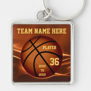 Personalised Basketball Keychains with 4 TEXT