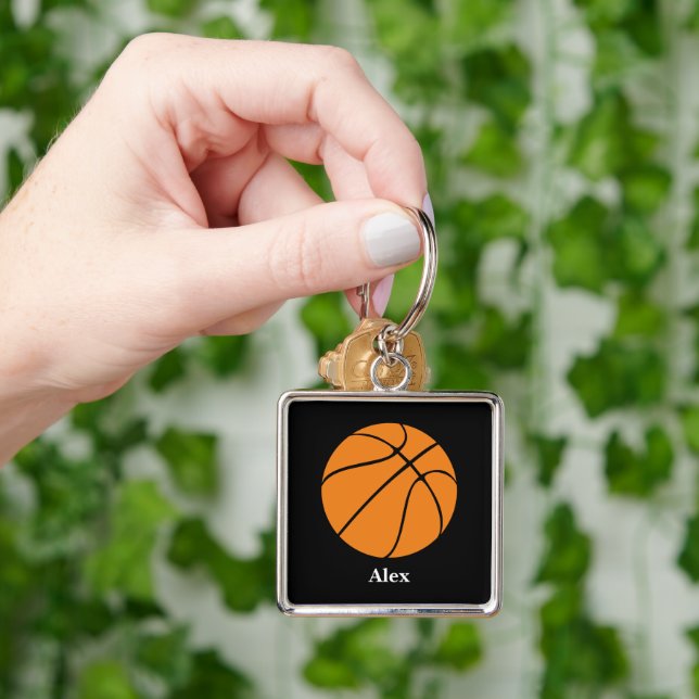 Personalised Basketball keyring, Kids keyring, Key Ring (Hand)