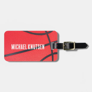 Personalised Basketball  Luggage Tag