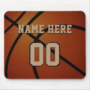 Personalised Basketball Mouse Pad, Name, Number Mouse Pad