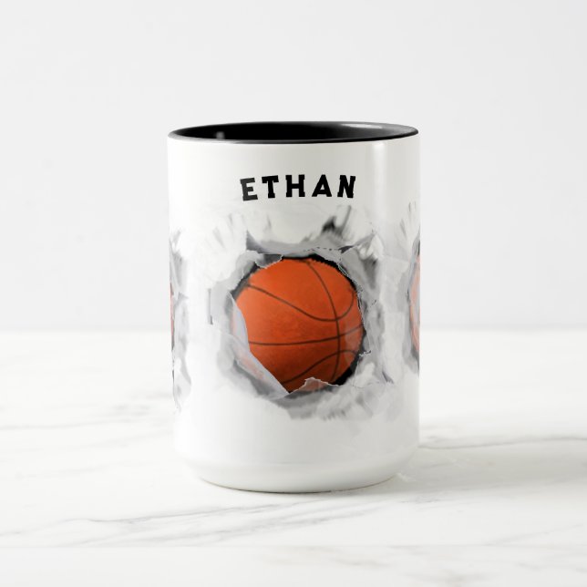 Personalised Basketball  Mug (Center)