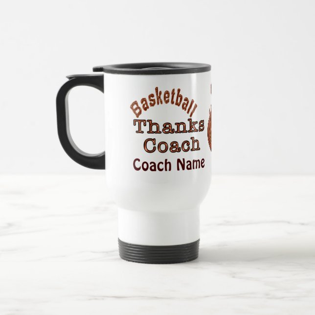 Personalised Basketball Mug for Coaches (Left)