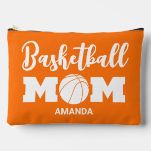 Personalised Basketball Mum Name Accessory Pouch
