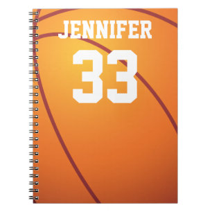 Personalised Basketball Notebook