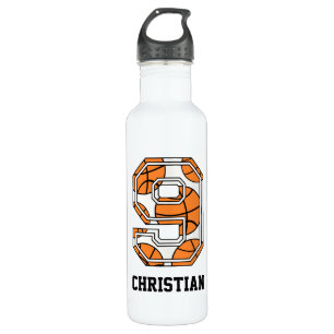 Personalised Basketball Number 9 710 Ml Water Bottle