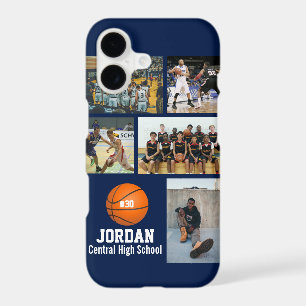 Personalised Basketball Photo Collage Name Team #
