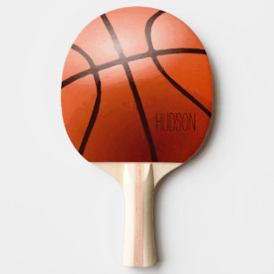 Personalised Basketball Ping Pong Paddle