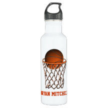Personalised Basketball Player Name Liberty Bottle