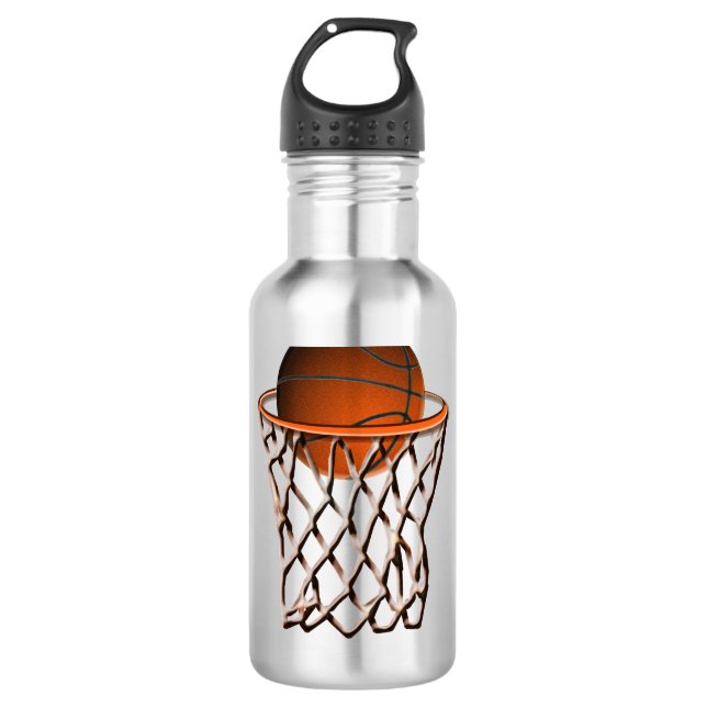 Personalised Basketball Player Name Liberty Bottle (Front)
