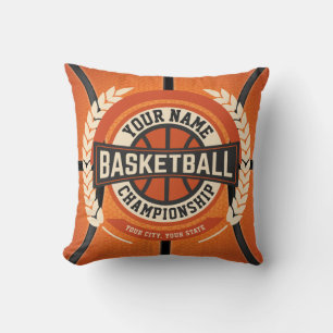 Personalised Basketball Team Player Custom Athlete Cushion