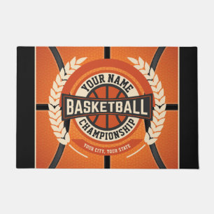 Personalised Basketball Team Player Custom Athlete Doormat
