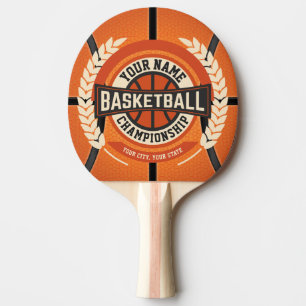 Personalised Basketball Team Player Custom Athlete Ping Pong Paddle