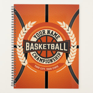 Personalised Basketball Team Player Custom Athlete Planner